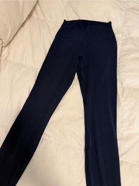 LULU Lemon Navy Blue Leggings